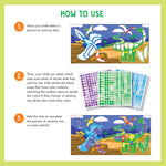 Color By Dots Sticker Books | Dinosaurs 4+ - 2