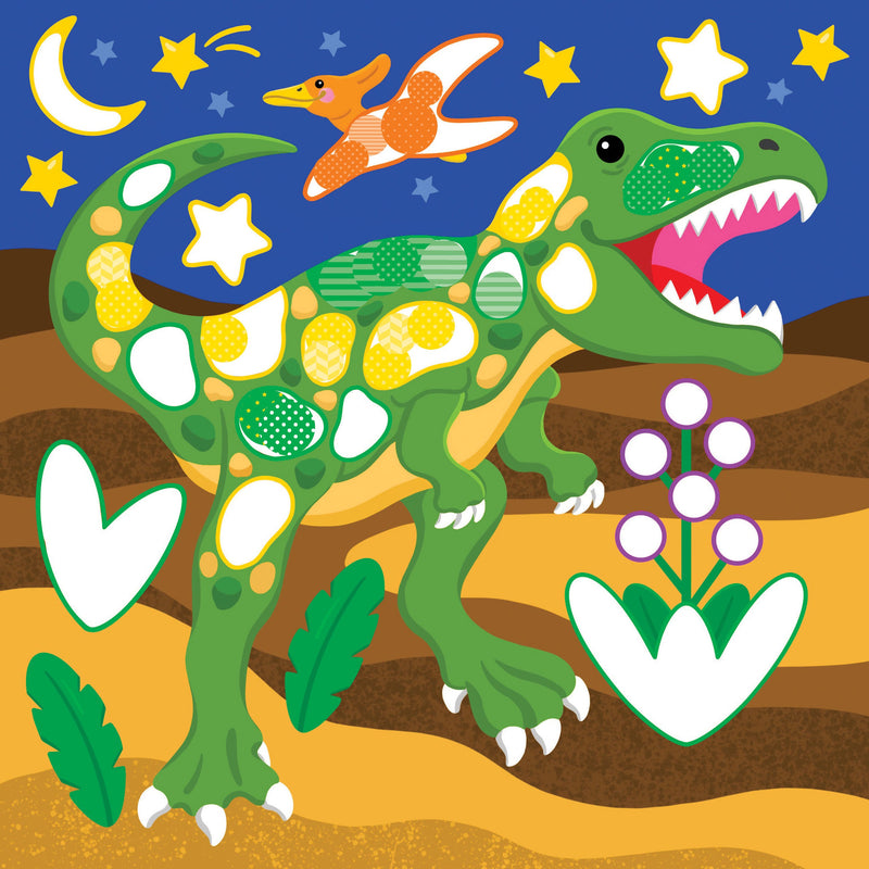 Color By Dots Sticker Books | Dinosaurs 4+ - 3