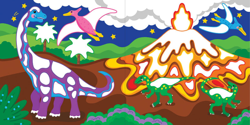 Color By Dots Sticker Books | Dinosaurs 4+ - 4