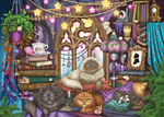Cats In The Library | 1000 Pc Puzzle - 2