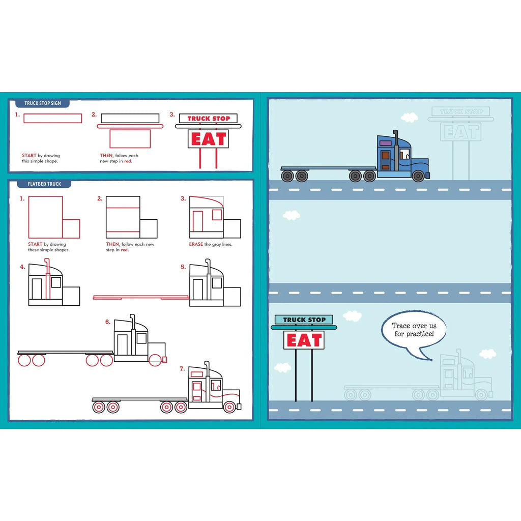Learn to Draw | Cars, Trucks & Trains