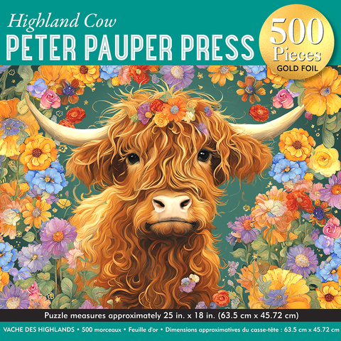 Highland Cow | 500-Piece Jigsaw Puzzle - 1