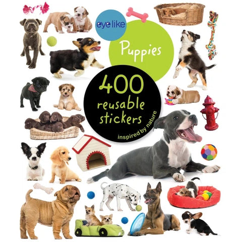 Eyelike Sticker Books-Puppies