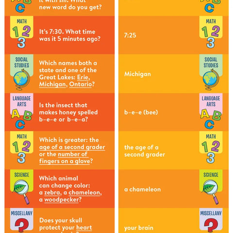 Brain Quest | 2nd Grade Smart Cards Revised 5th Edition - 1