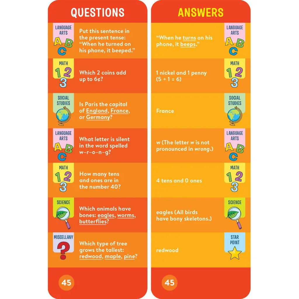 Brain Quest | 2nd Grade Smart Cards Revised 5th Edition - 3