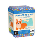 Petit Collage Pocket Pet Corgi Mini Craft Kit in colorful tin container for ages 6 and up.