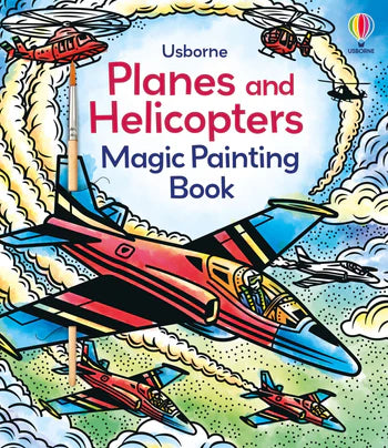 Planes And Helicopters Magic Water Painting Book