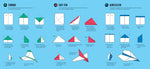 100 Jet Planes to Fold and Fly
