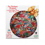 Cat Christmas Ornament Shaped Puzzle 750pc