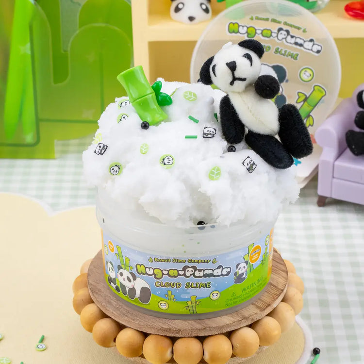 Kawaii Slime | Hug-a-Panda Vanilla Bamboo Scented Cloud Slime - 6