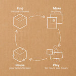 Makedo | Discovery Cardboard Construction Kit A0126