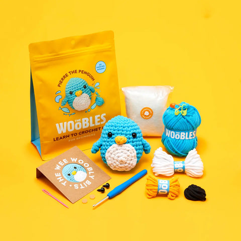 Wobbles Crochet Kit | Peirre the Penguin