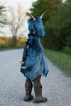Cloak | Starry Night Dragon | Teal/Gold | Size 5-6 - 11