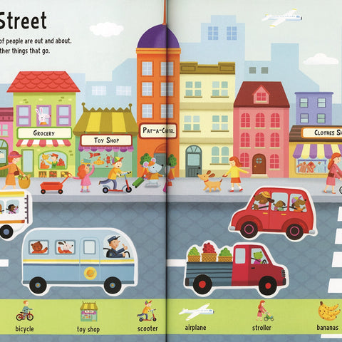 Big Stickers: Things That Go by Lauren Holowaty 3+ - 1