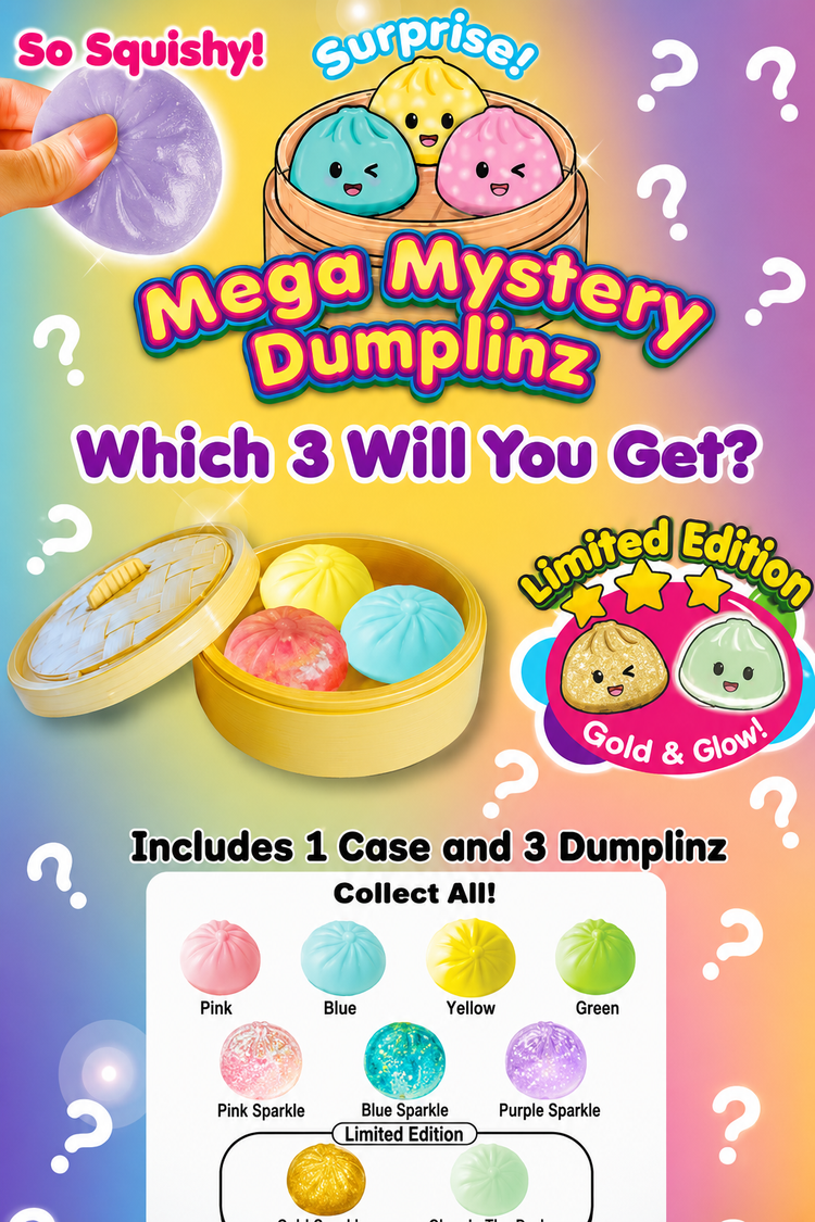 Surprise Mega Mystery Squishy Dumplings w/ Dumplings inside - 1