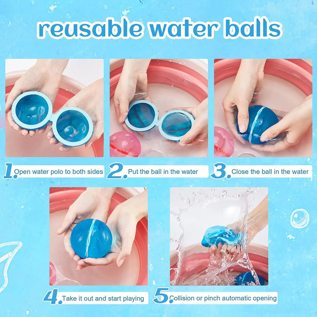 Water Ballon Reusable | Blue Waterblue