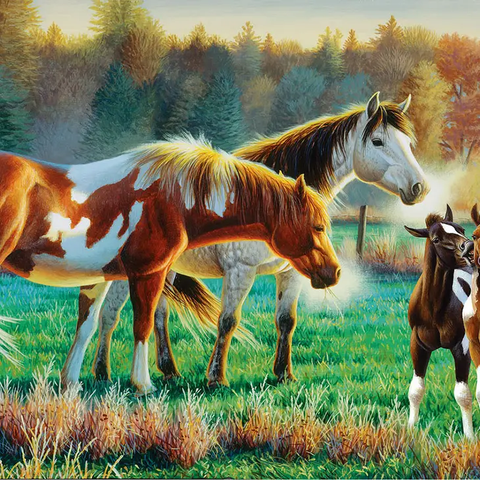 Pasture Family 550 Pc Puzzle