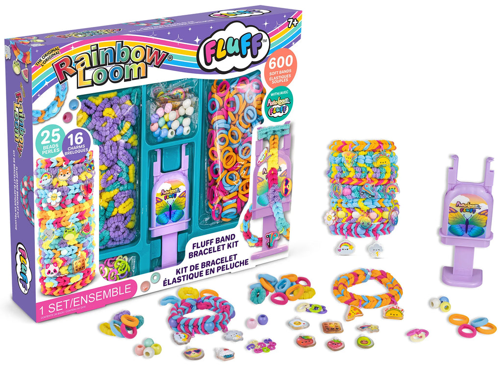 Rainbow Loom Fluff Band Bracelet Making Kit 7+ - 5