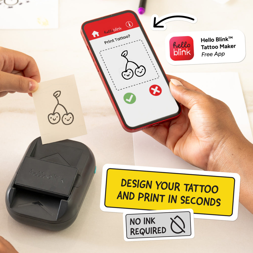 Hello Blink | Tattoo Maker 8+ - 3