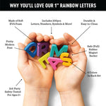 Magnetic Letters | Rainbow Story 200PC | 1" Letters - 5