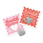 Scratch-Off Valentine Cards | Floral - 2
