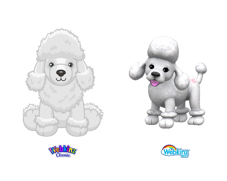 Webkinz Next | White Poodle - 3
