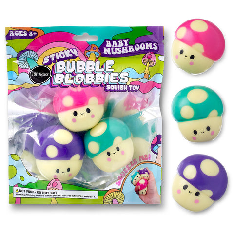 Sticky Bubble Blobbies | Baby Mushrooms - CR Toys