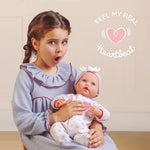 Bonbebe Realistic Baby Doll with Heartbeat Deluxe Bundle 16 Piece St - 3