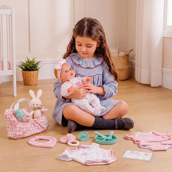 Bonbebe Realistic Baby Doll with Heartbeat Deluxe Bundle 16 Piece St - 5