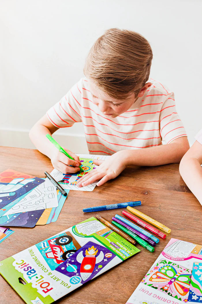 Foil-Tastic Foil Art & Coloring Sheets- Awesome Animals For Ages 6+