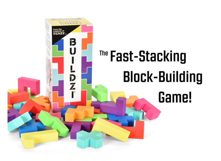 Buildzi Fast and fun game!  Builders beware!  Great for ages 6+ - CR Toys