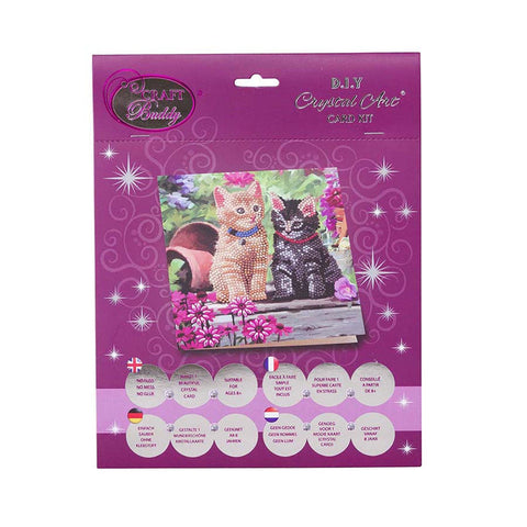 Crystal Art Card Kit | Cat Friends 8+ - 1