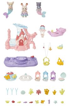 Calico Critters Baby Mermaid Castle Cc2073