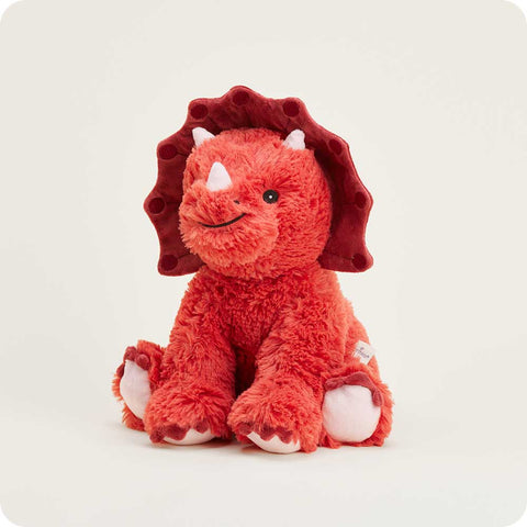 Warmies Red Triceratops plush product photo 1