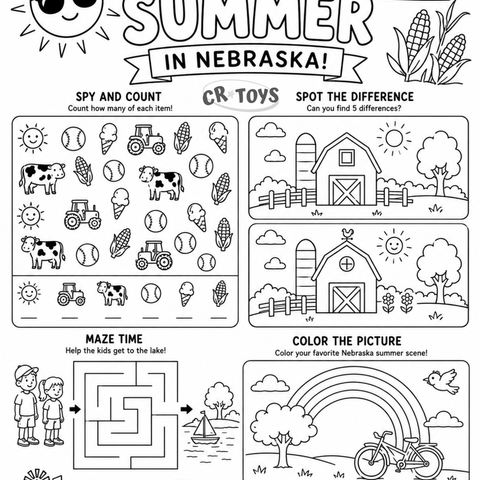 CR Toys Summer Fun Activity Sheet - 1