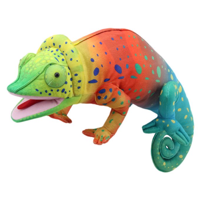 Large Chameleon Hand Puppet Pc009701