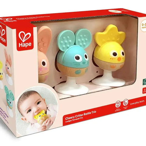 Cheery Critter Rattle Trio | 0M+ - 1