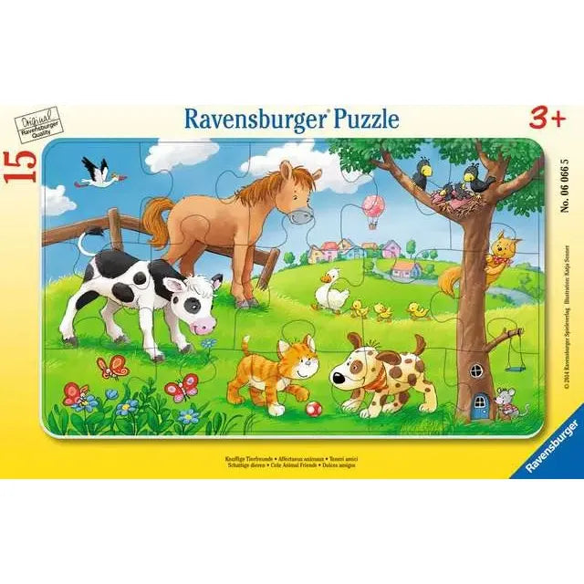 Puzzle | Cute Animal Friends | 15pc Frame Puzzle 3+ - 2