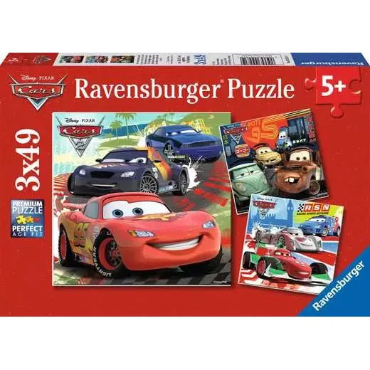 Puzzle | Cars: Worldwide Racing Fun | 3 x 49 pc 5+ - 3