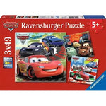 Puzzle | Cars: Worldwide Racing Fun | 3 x 49 pc 5+ - 3