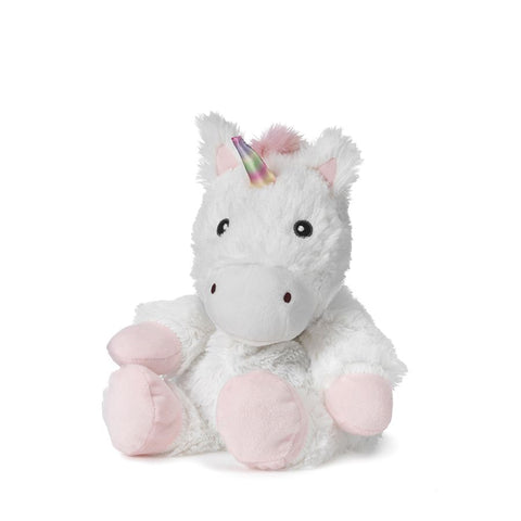 Cozy Plush Warmies White Unicorn 3+ - CR Toys