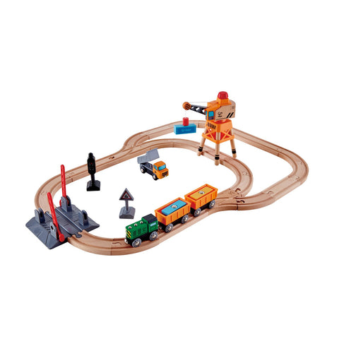 Crossing & Crane Train Set - CR Toys