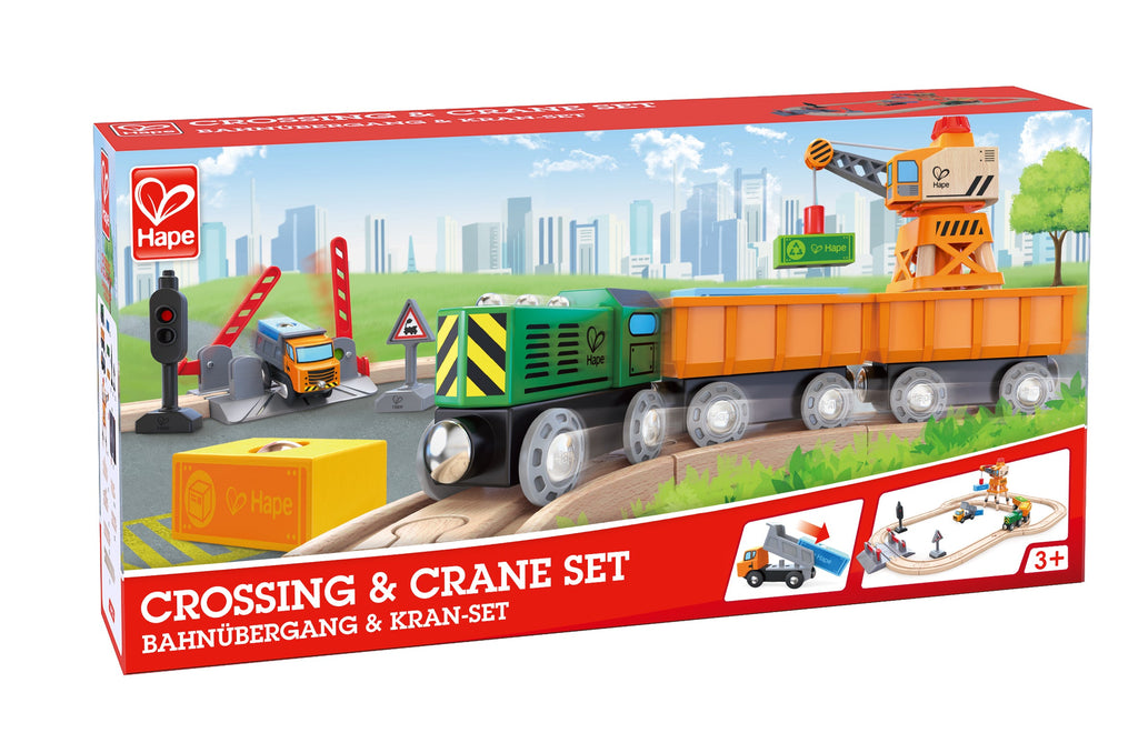 Crossing & Crane Train Set - CR Toys