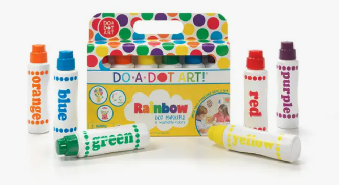 Do-A-Dots Rainbow Washable Dot Markers "Top Seller" - CR Toys