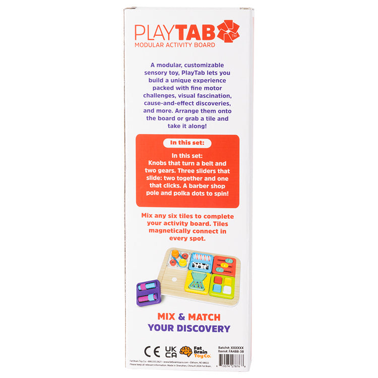 PlayTab Sensory Set Tiles | Set 6 | 12M+ - 10