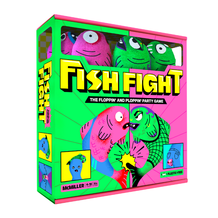 Fish Fight! the Floppin' and Ploppin Party Game 8+
