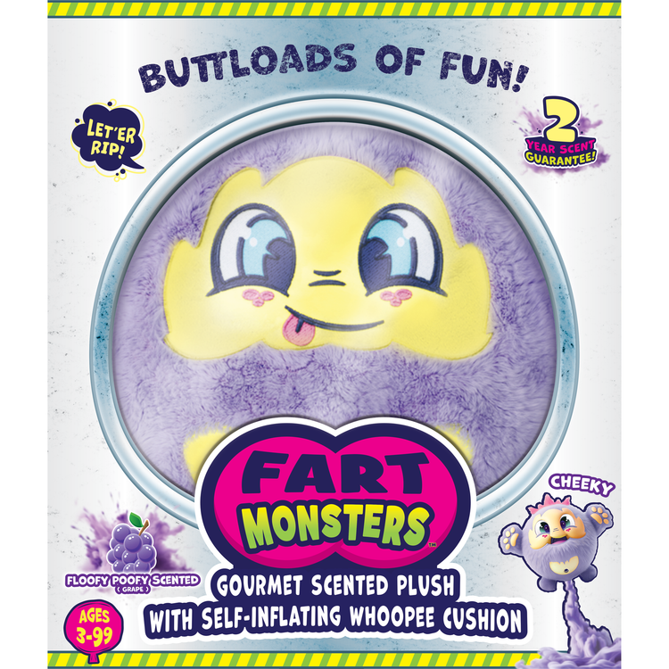 Fart Monsters | Cheeky Grape Scented for Ages 3+