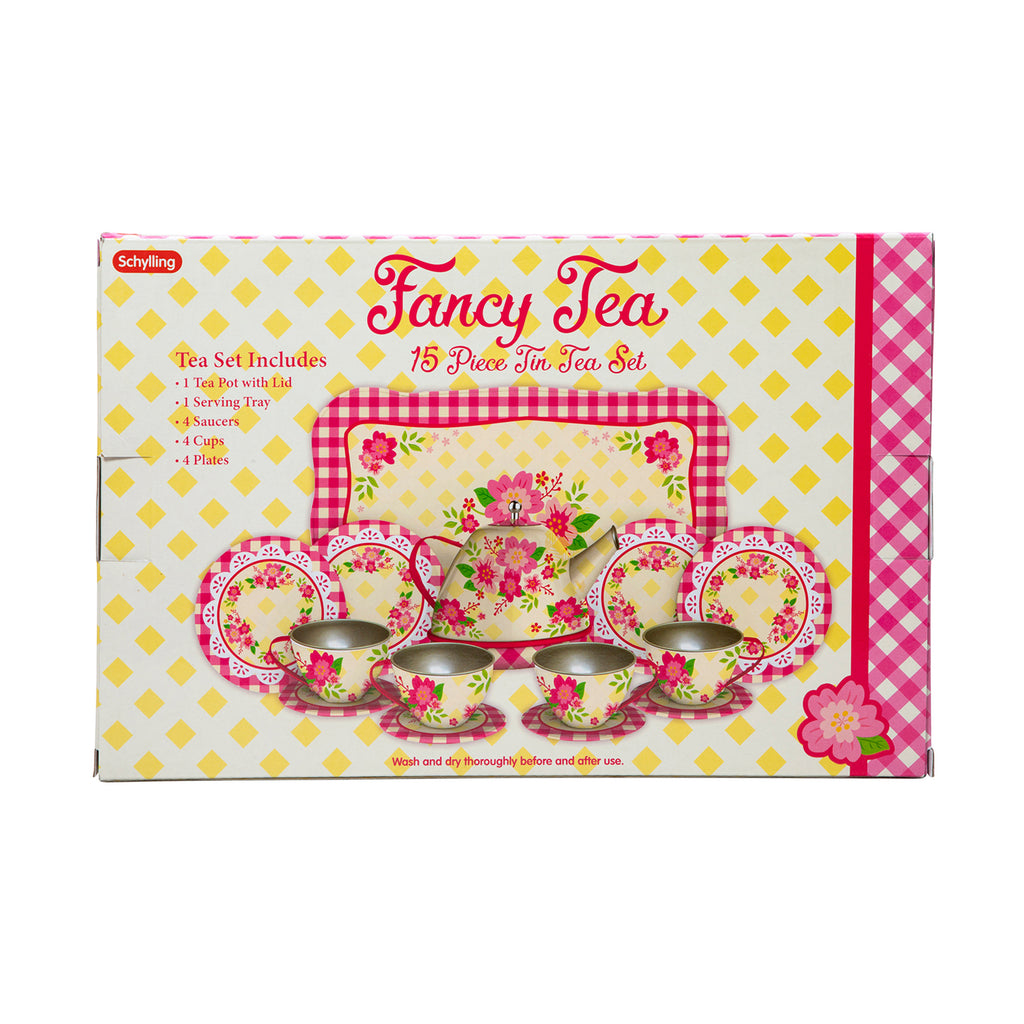 Tin Tea Set | Fancy Tea 15 Pieces 3+ - 3