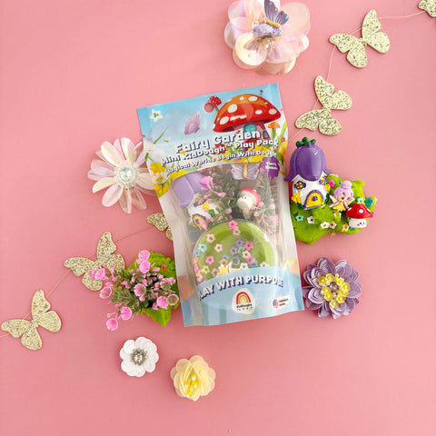 Kiddough Mini Play Kit | Fairy Garden 3+ - 1
