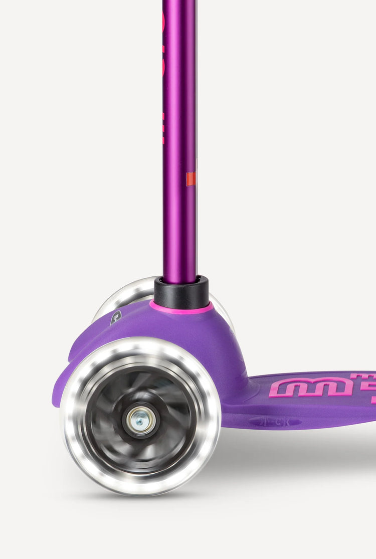 Deluxe Mini Led Micro Scooter | Purple 2+ - 5